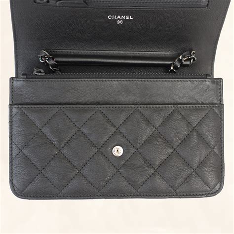 chanel so black wallet on chain|Chanel wallet on chain preis.